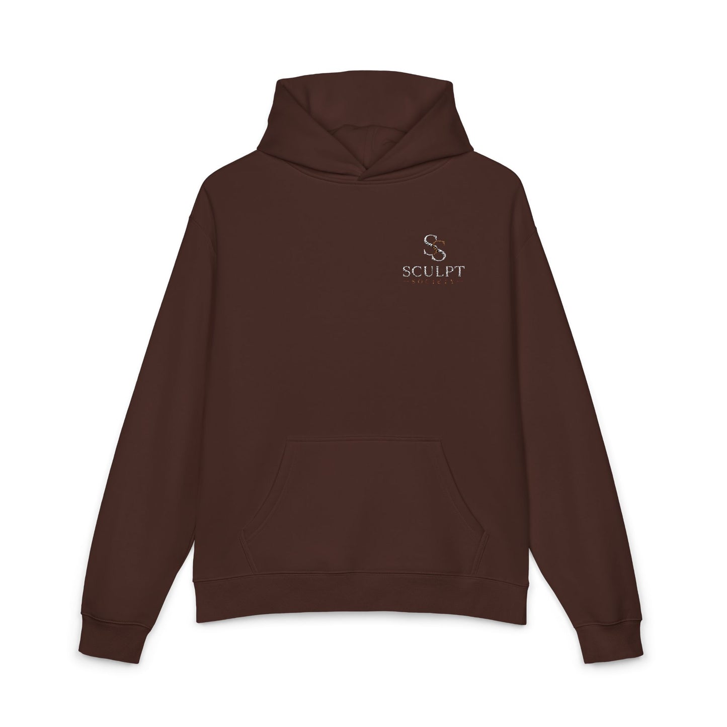 Relaxed Hoodie — Minimal Alpine Skiing Graphic Hoodie