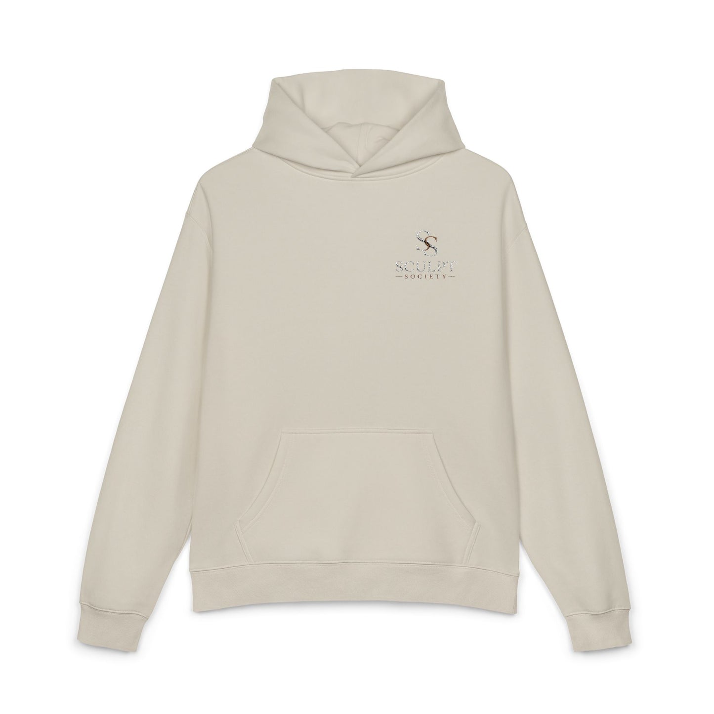 Relaxed Hoodie — Minimal Alpine Skiing Graphic Hoodie