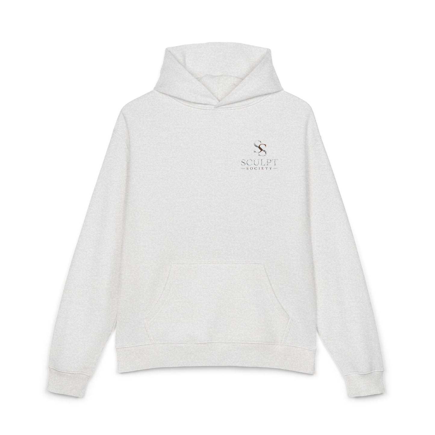 Relaxed Hoodie — Minimal Alpine Skiing Graphic Hoodie