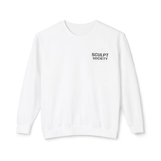 Sculpt Society Crewneck Sweatshirt — Fitness Graphic Lightweight Pullover