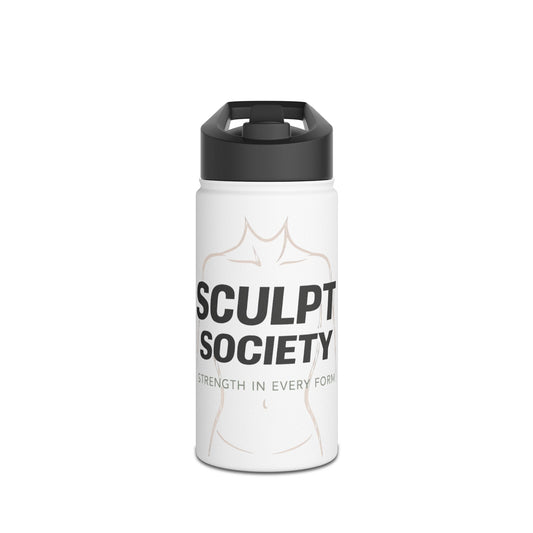 Sculpt Society Stainless Steel Water Bottle — “Sculpt Society” Fitness Hydration Bottle