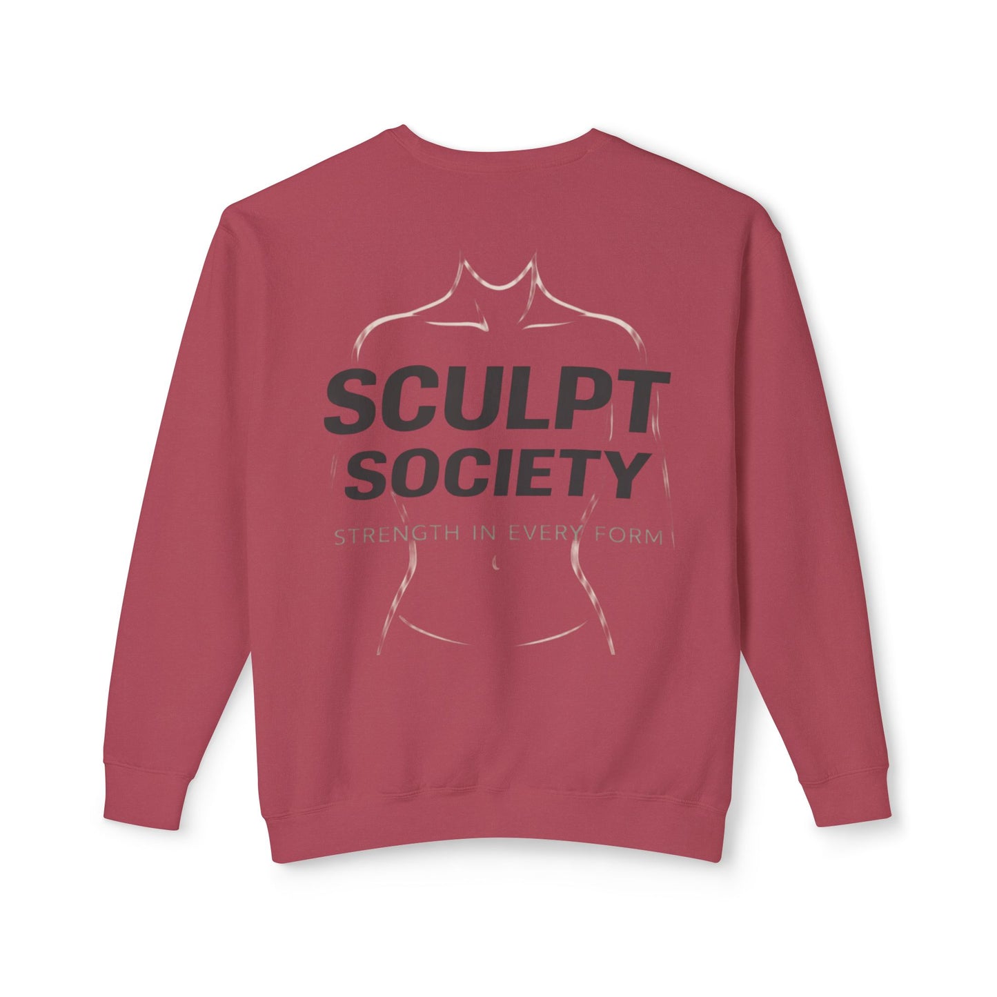 Sculpt Society Crewneck Sweatshirt — Fitness Graphic Lightweight Pullover