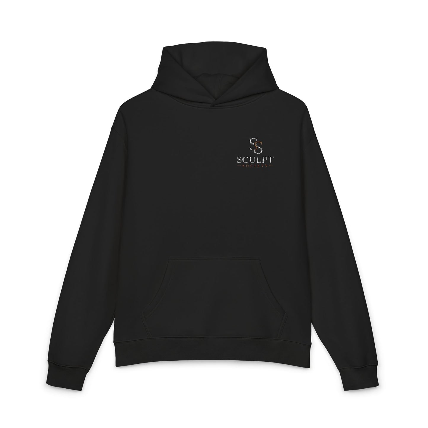 Relaxed Hoodie — Minimal Alpine Skiing Graphic Hoodie