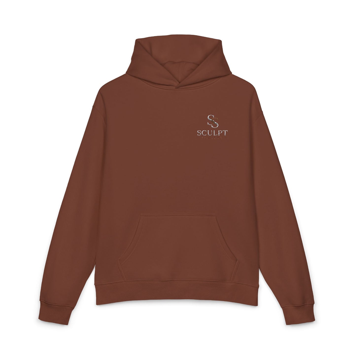 Relaxed Hoodie — Minimal Alpine Skiing Graphic Hoodie