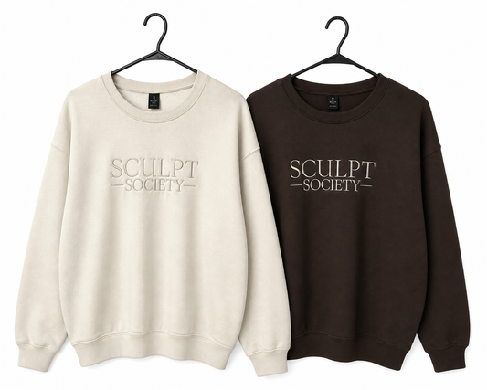 Sculpt Society Embroidered Crewneck