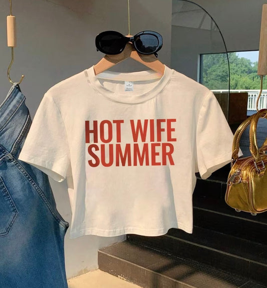 Hot Wife Summer Crop Tee