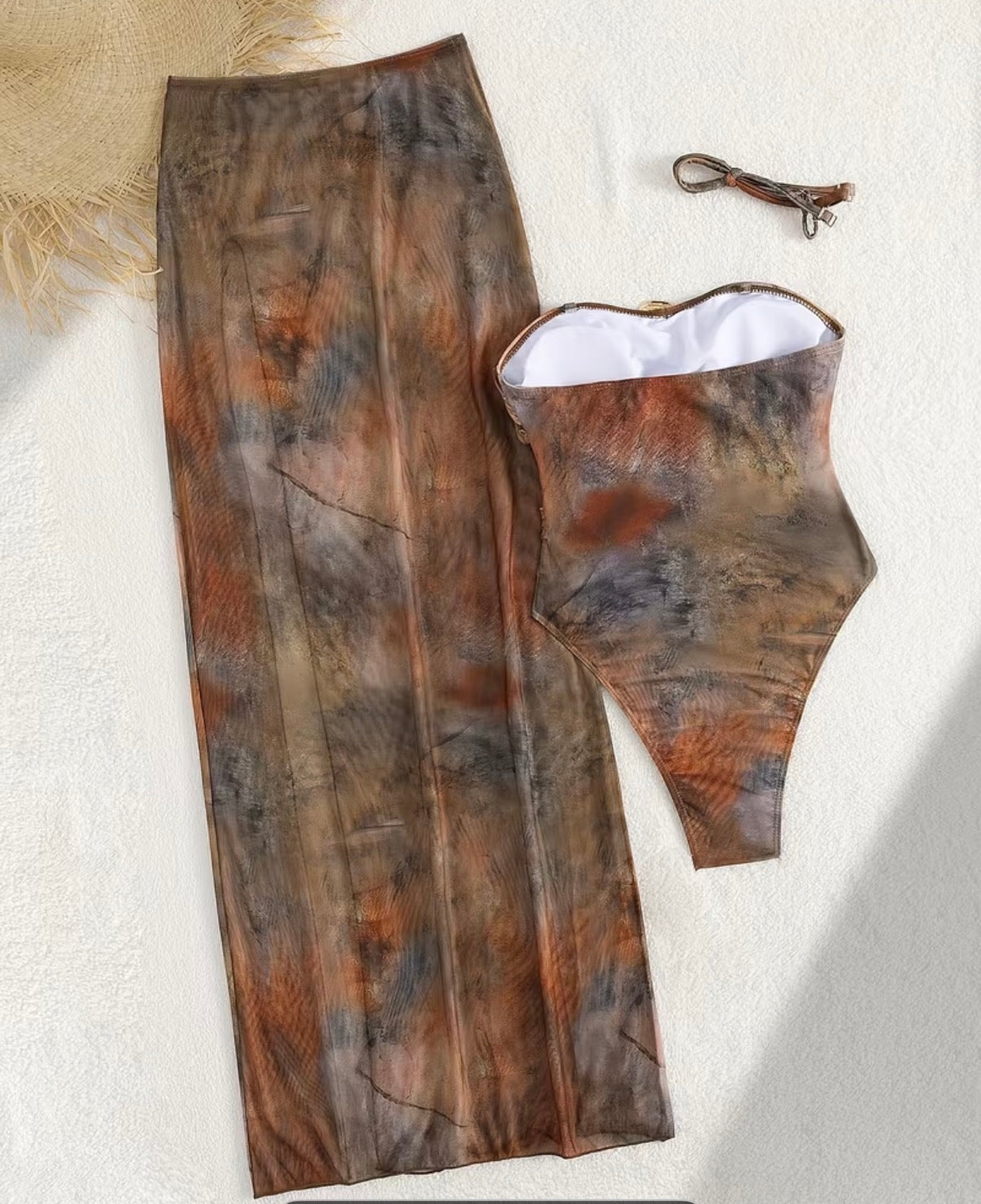 Desert Bronze Goddess One-Piece Set